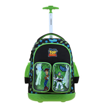 Mochila grande con ruedas para primaria de Toy Story con múltiples compartimentos