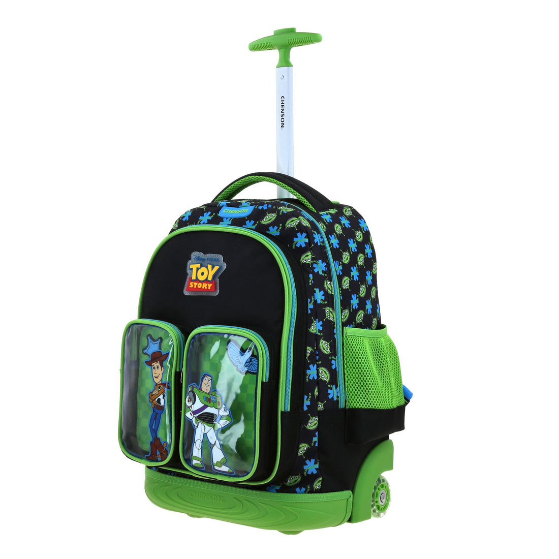 Mochila grande con ruedas para primaria de Toy Story con múltiples compartimentos