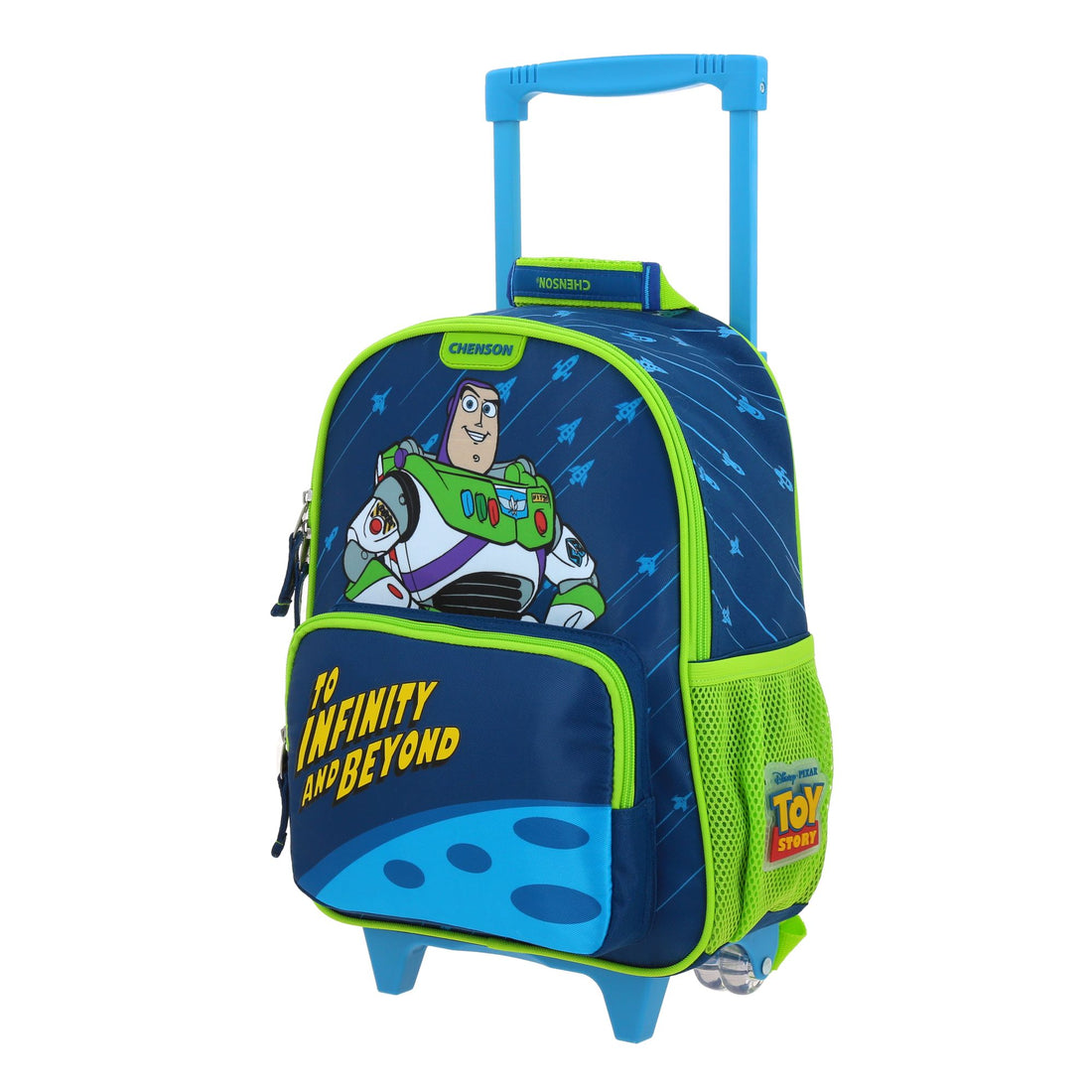 Mochila con ruedas para kínder de Toy Story con asa telescópica y compartimentos