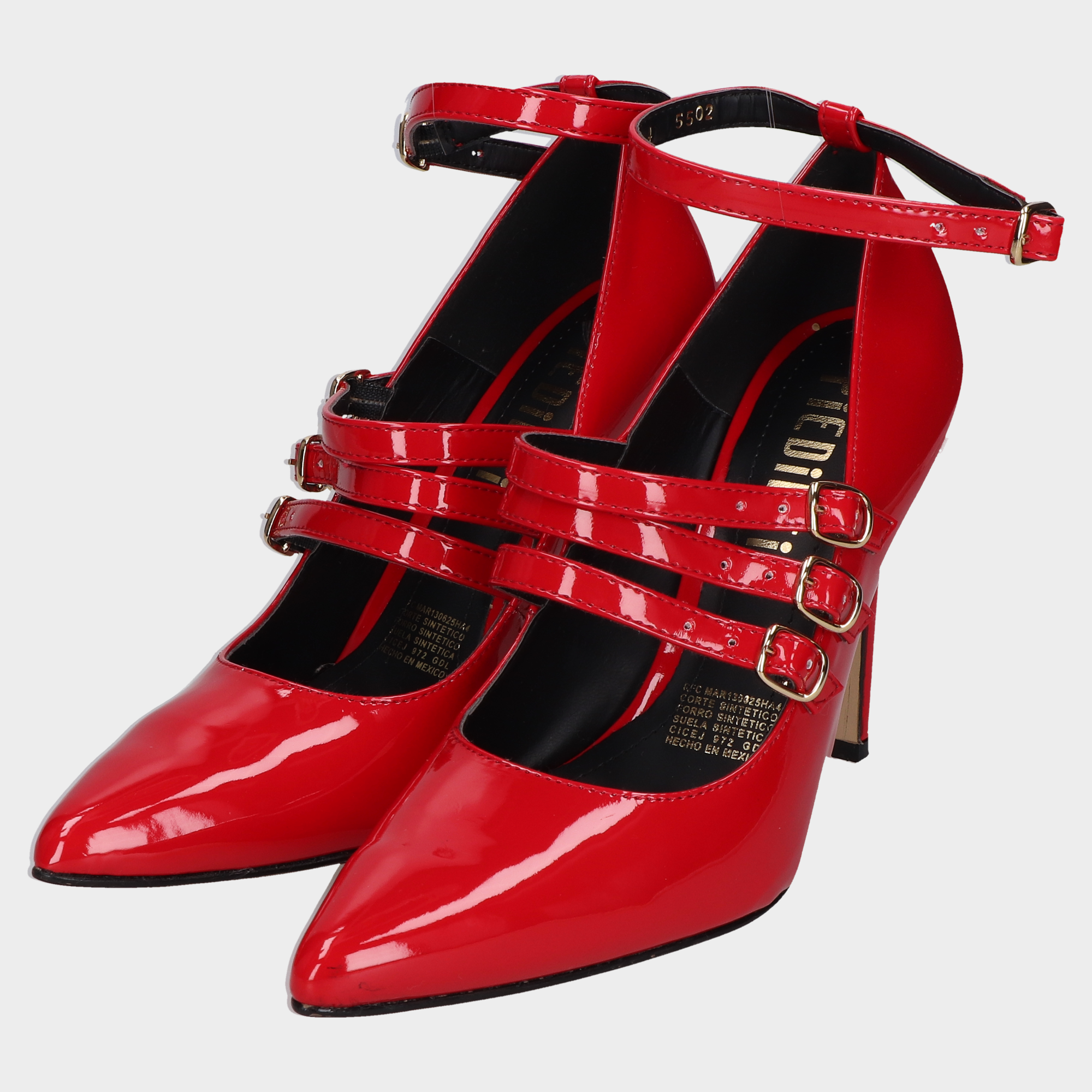 Zapatilla Dama 111-5502Charoj Rojo