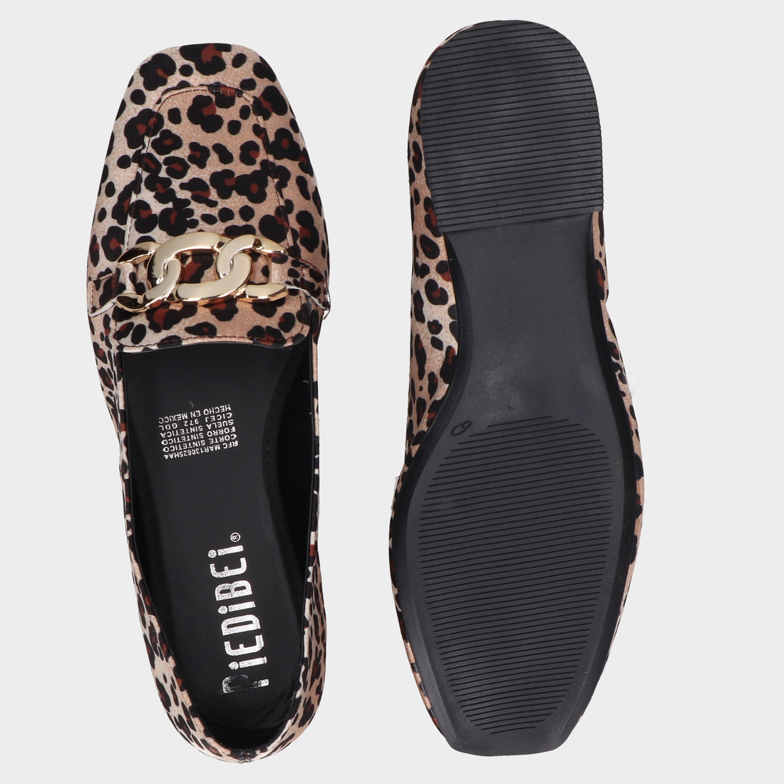 Sandalia De Piso Dama 111-92500Shtfel Leopardo