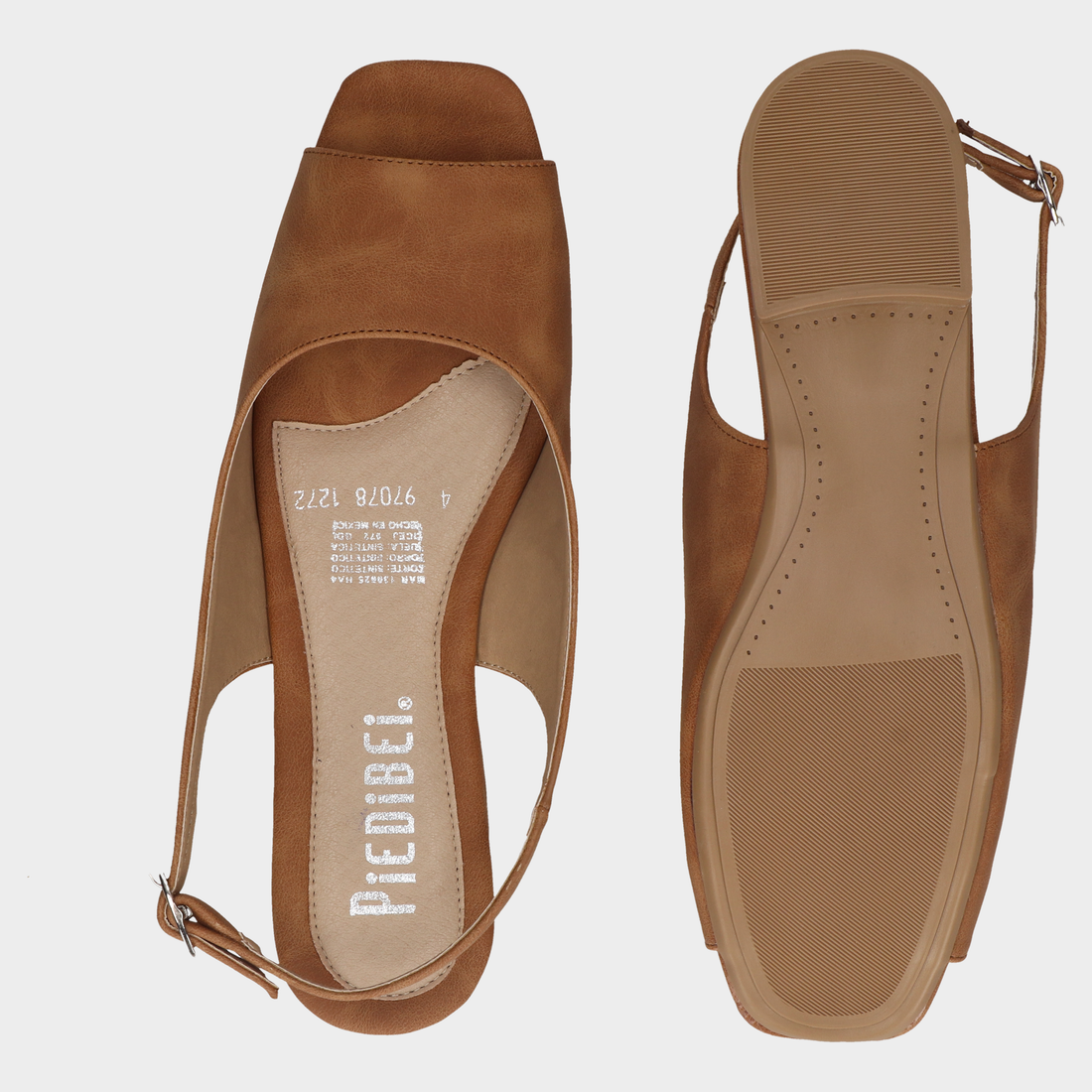 Sandalia De Piso Dama 111-97078Tiztan Tan