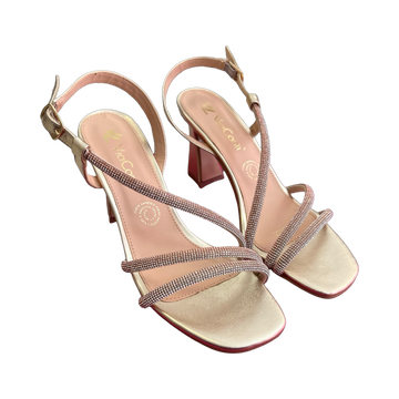 Sandalia Tacon Dama 117- 2200 Oro