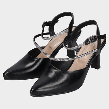 Sandalia Tacon Dama 118-Bsc-24702 Negro