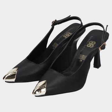 Sandalia Tacon Dama 118-C-850 Negro