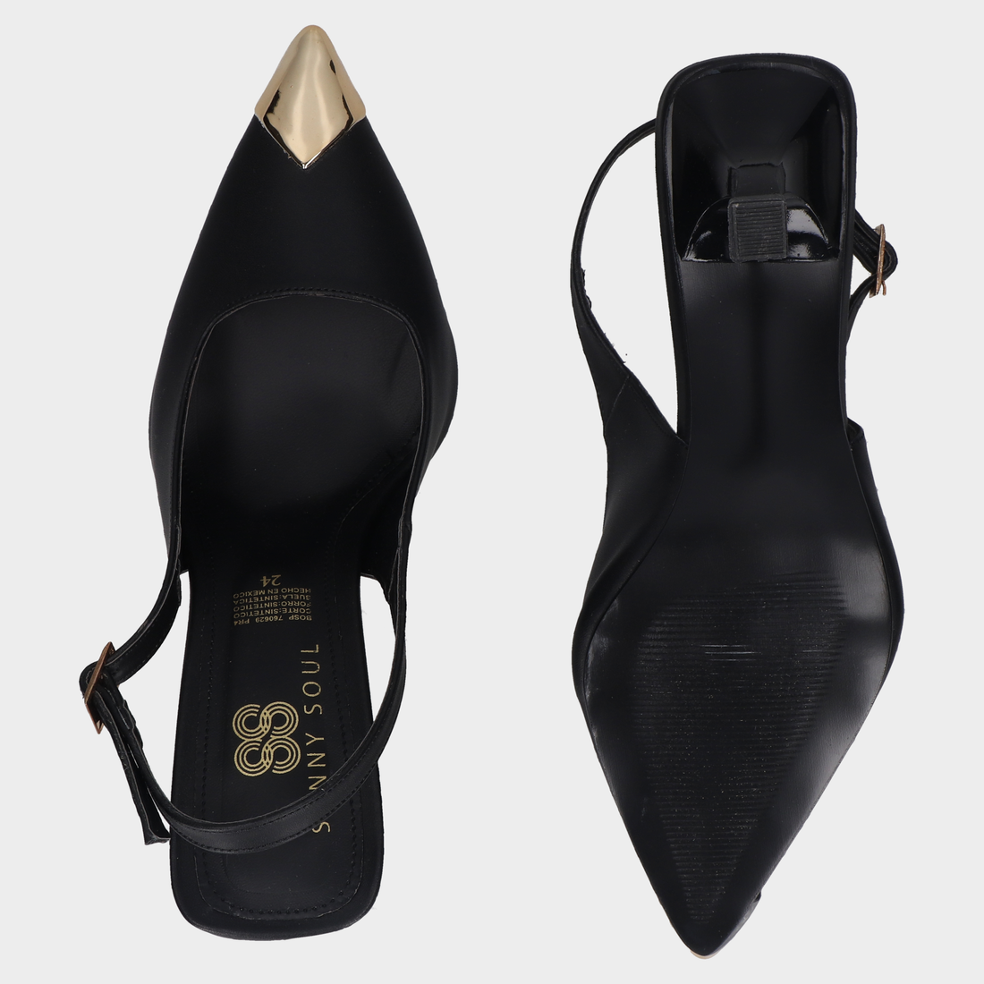 Sandalia Tacon Dama 118-C-850 Negro