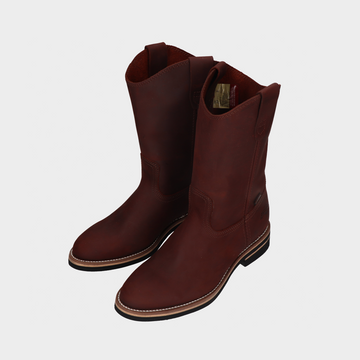Bota vaquera café