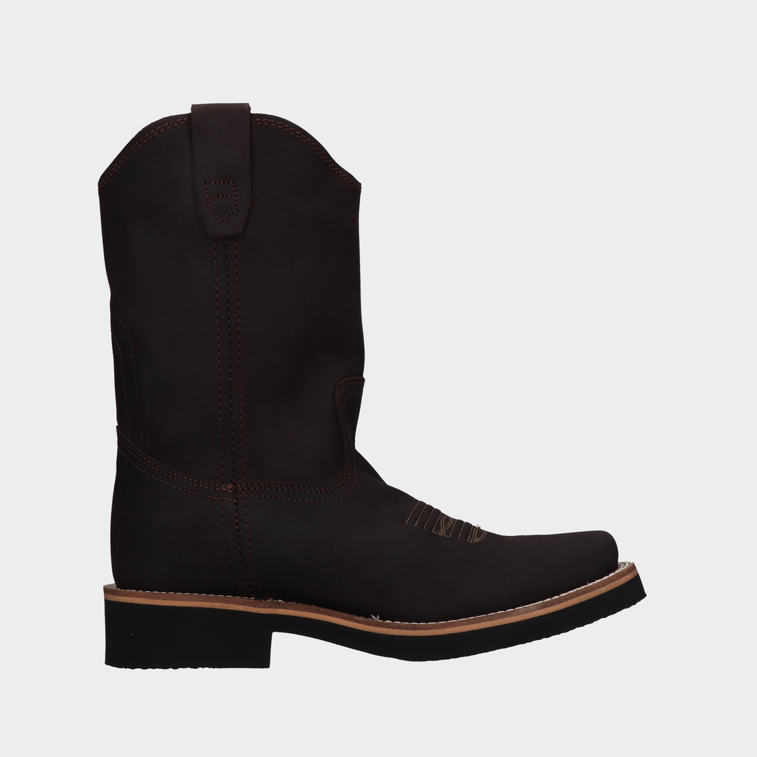 Bota vaquera chocolate