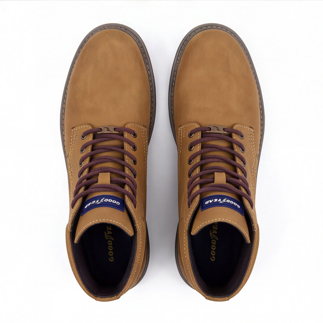 Bota Goodyear Blimp miel de piel para uso casual urbano