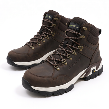 Bota Discovery Atacama chocolate de piel para senderismo