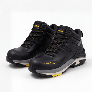 Bota industrial Goodyear Gravix negra con casco de poliamida