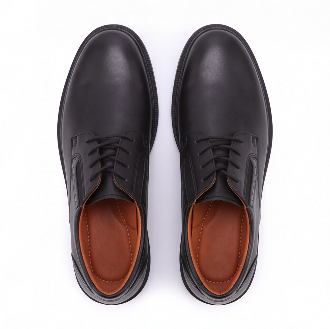 Zapato Triples Zurich negro con agujetas para hombre