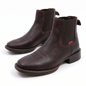 Botín Texaban Alamo choco estilo cowboy casual para hombre