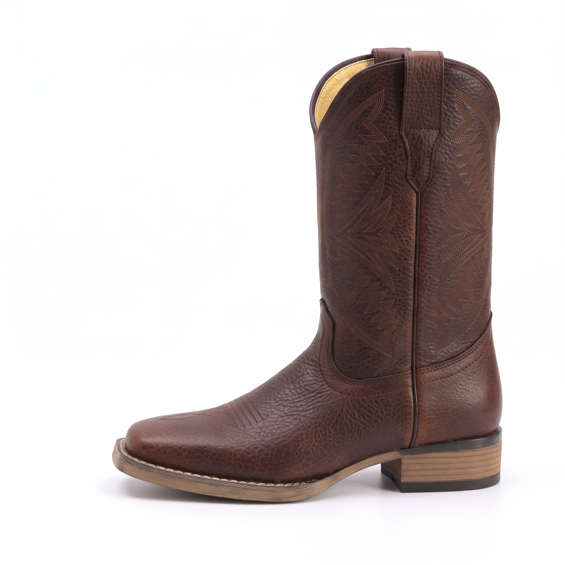 Bota Texaban Texana ocre cowgirl tradicional de caña alta
