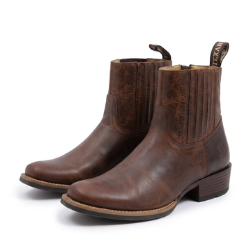 Botín Texaban Arenal miel cowboy casual con caña corta