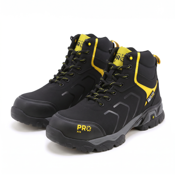 Bota industrial Triples Pro 423 negra waterproof con suela triple densidad