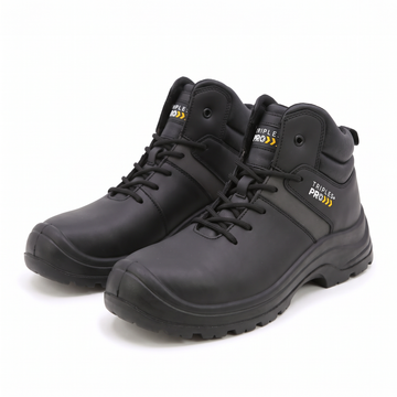 Bota industrial de seguridad Triples Pro 620 negra con suela PU