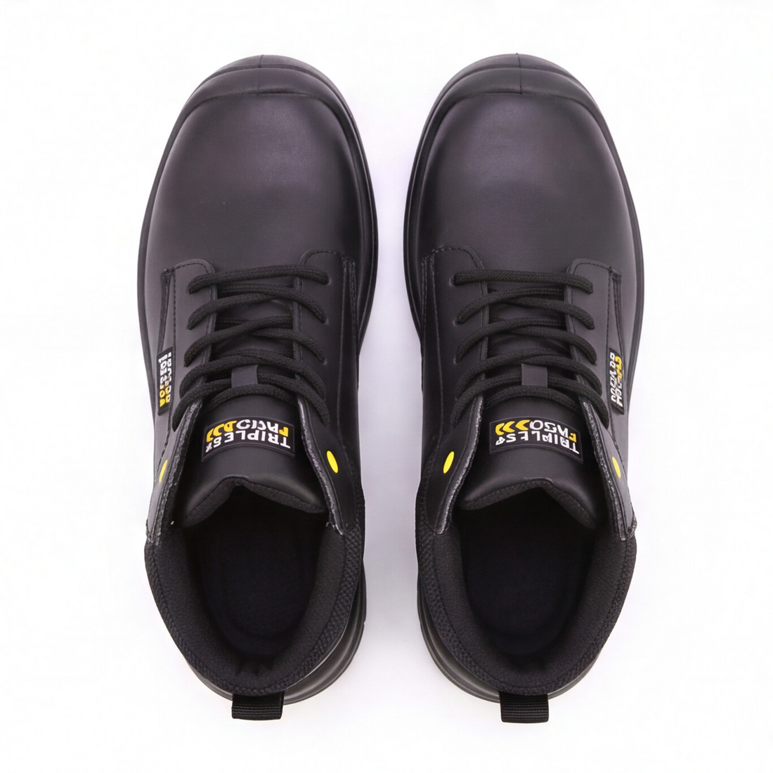 Bota industrial de seguridad Triples Pro 621 negra con suela PU