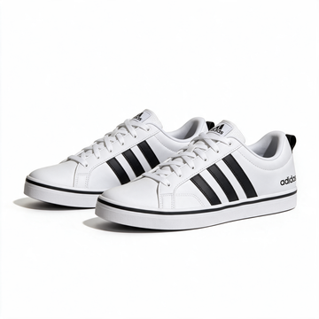 Tenis adidas VS Pace 2.0 blancos con franjas negras