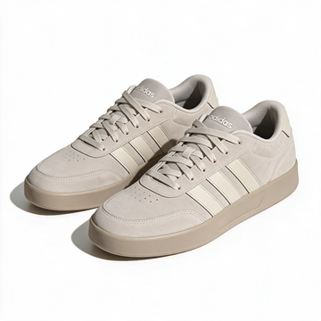 Tenis adidas Breaknet 3.0 beige con franjas tono sobre tono