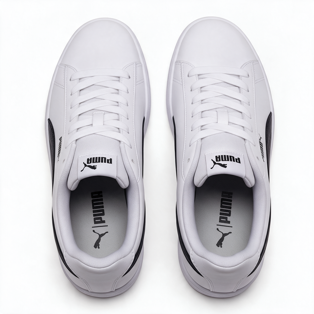 Tenis Puma Rickie Classic blancos con Formstrip negra
