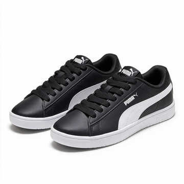 Tenis Puma Rickie Classic JR negros con Formstrip blanca