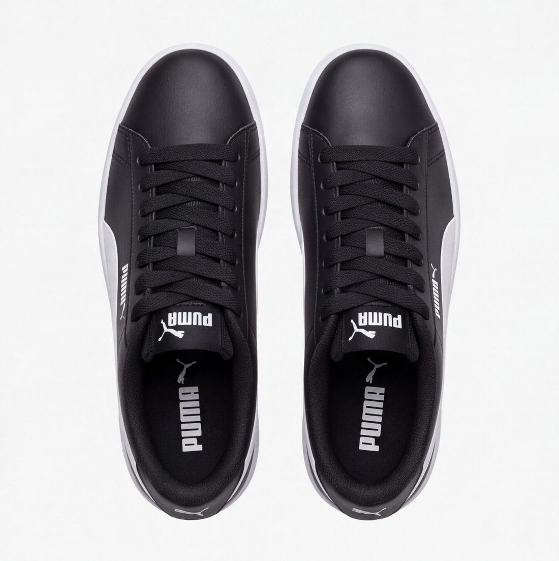 Tenis Puma Rickie Classic JR negros con Formstrip blanca