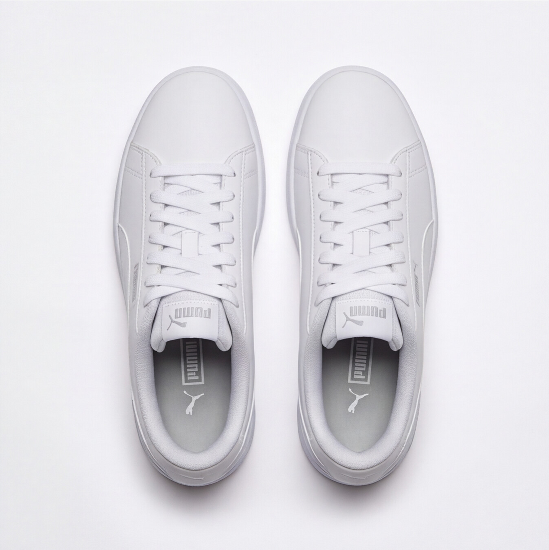 Tenis Puma Rickie Classic JR blancos monocromáticos