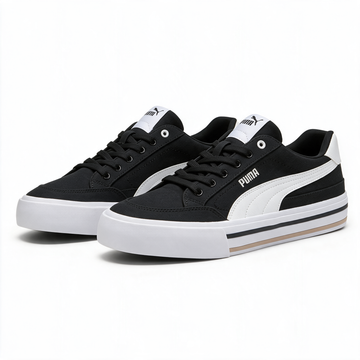 Tenis Puma Court Classic Vulc negros con Formstrip blanca