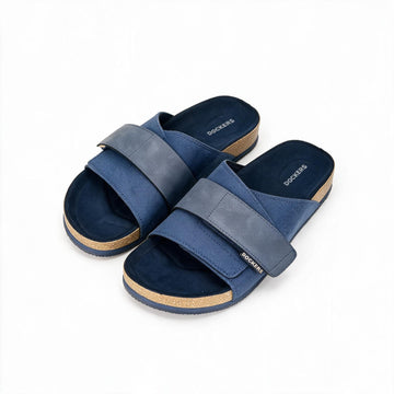 Sandalia Dockers marino con tiras cruzadas