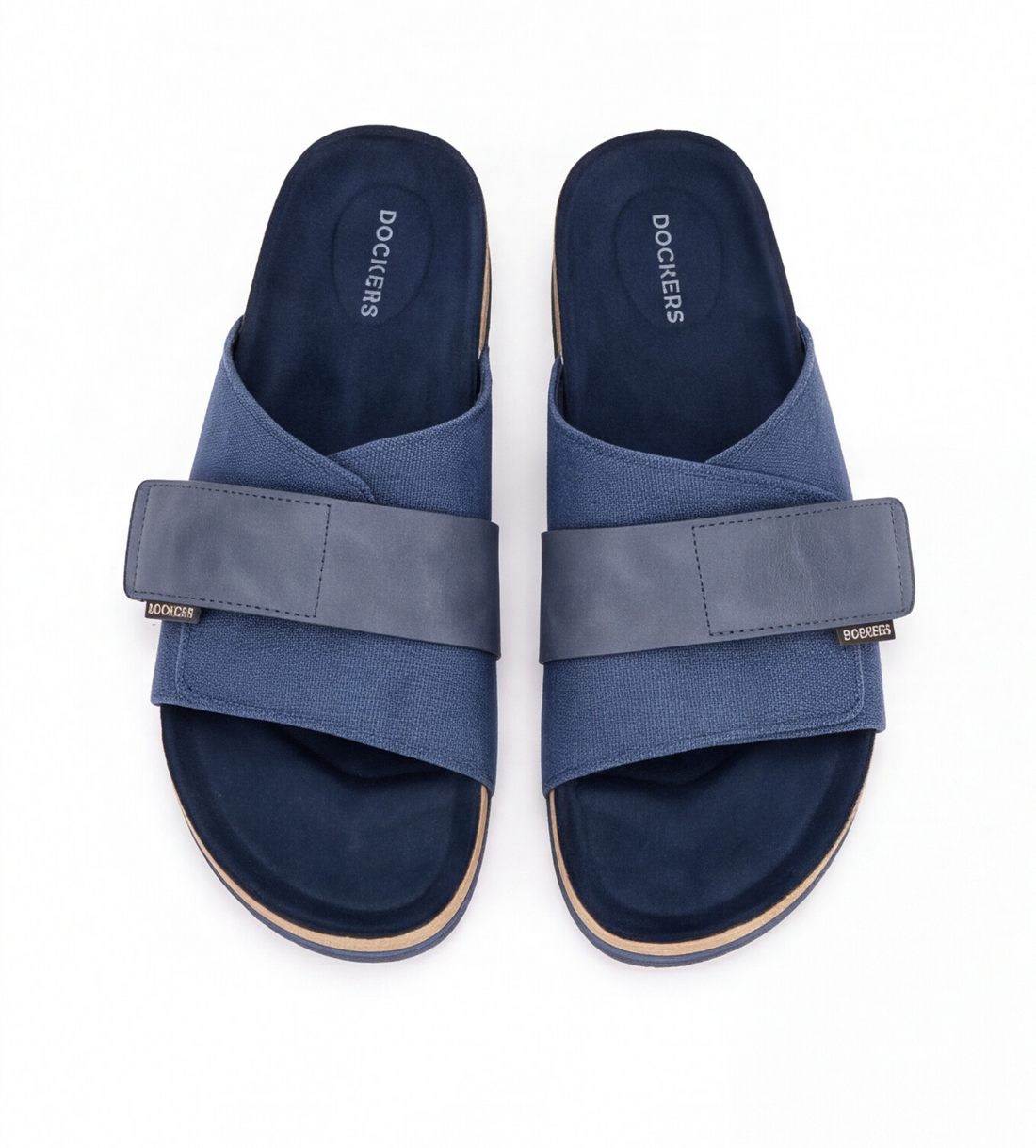 Sandalia Dockers marino con tiras cruzadas