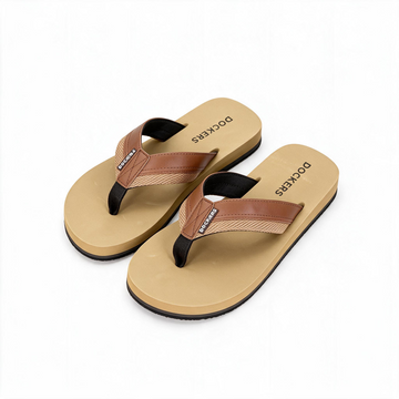 Sandalia Dockers camel pata de gallo