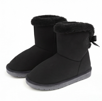 Bota infantil color negro con forro afelpado Beppi