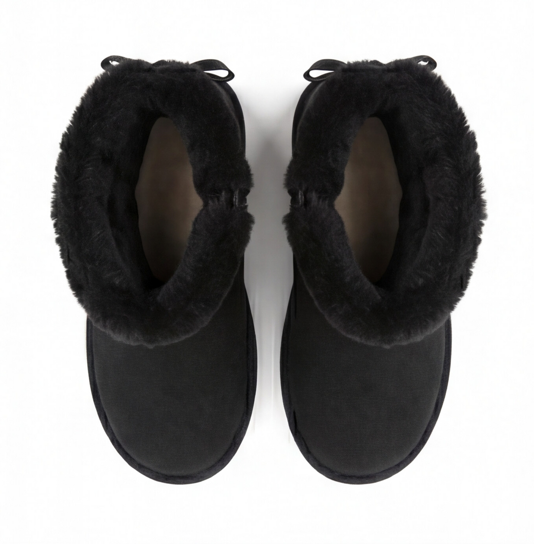Bota infantil color negro con forro afelpado Beppi