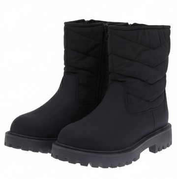 Bota infantil color negro con caña acolchada Beppi