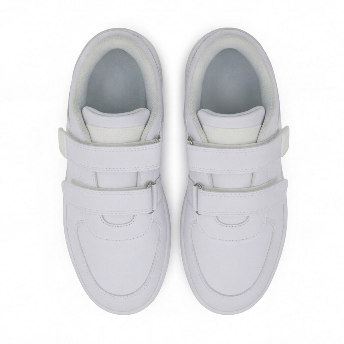 Tenis infantil color blanco con doble ajuste de velcro Beppi
