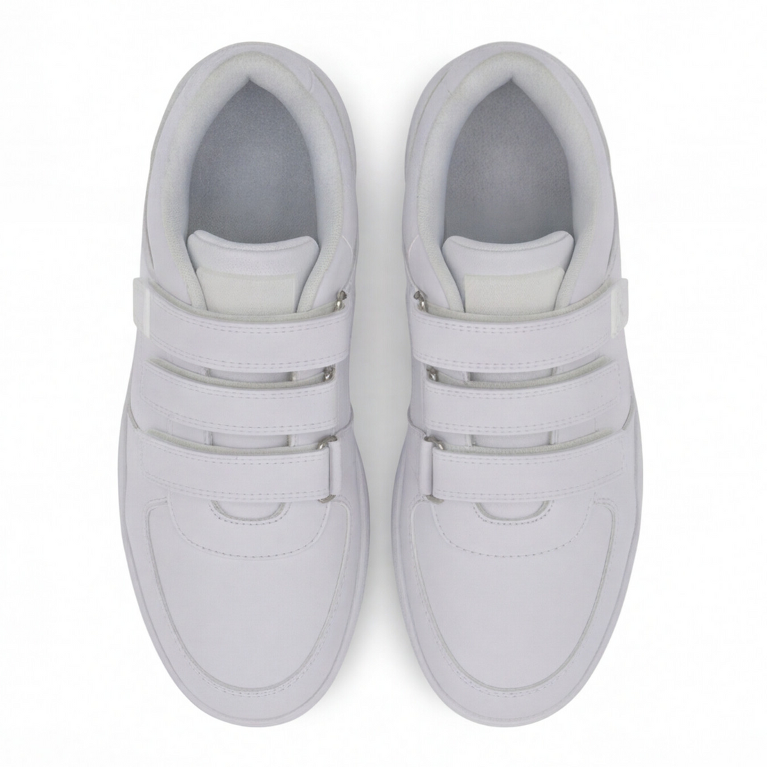 Tenis infantil color blanco con triple ajuste de velcro Beppi
