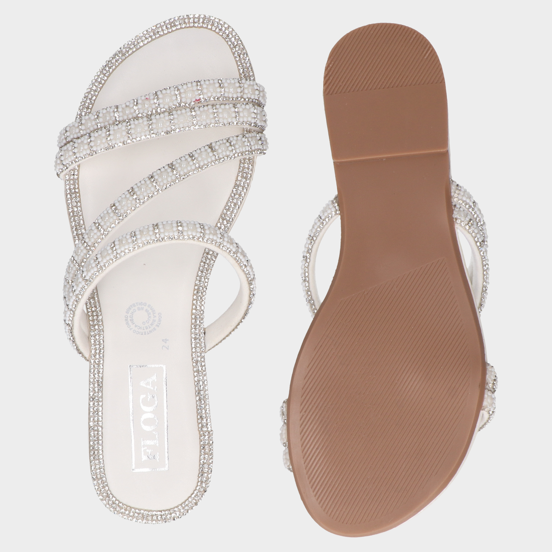 Sandalia Dama 41-Fg1307 Blanco