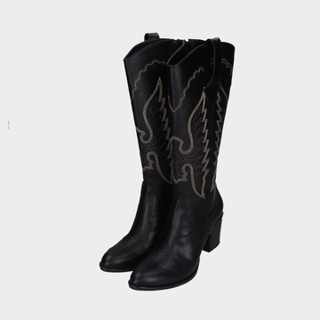 Bota Vaquera Dama 58-7030 O.Negro