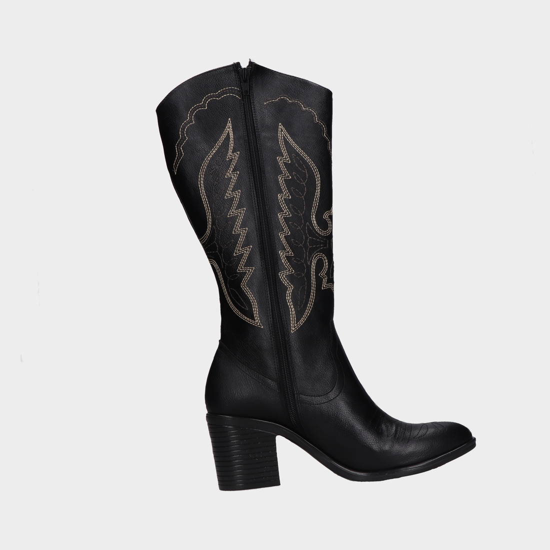 Bota Vaquera Dama 58-7030 O.Negro