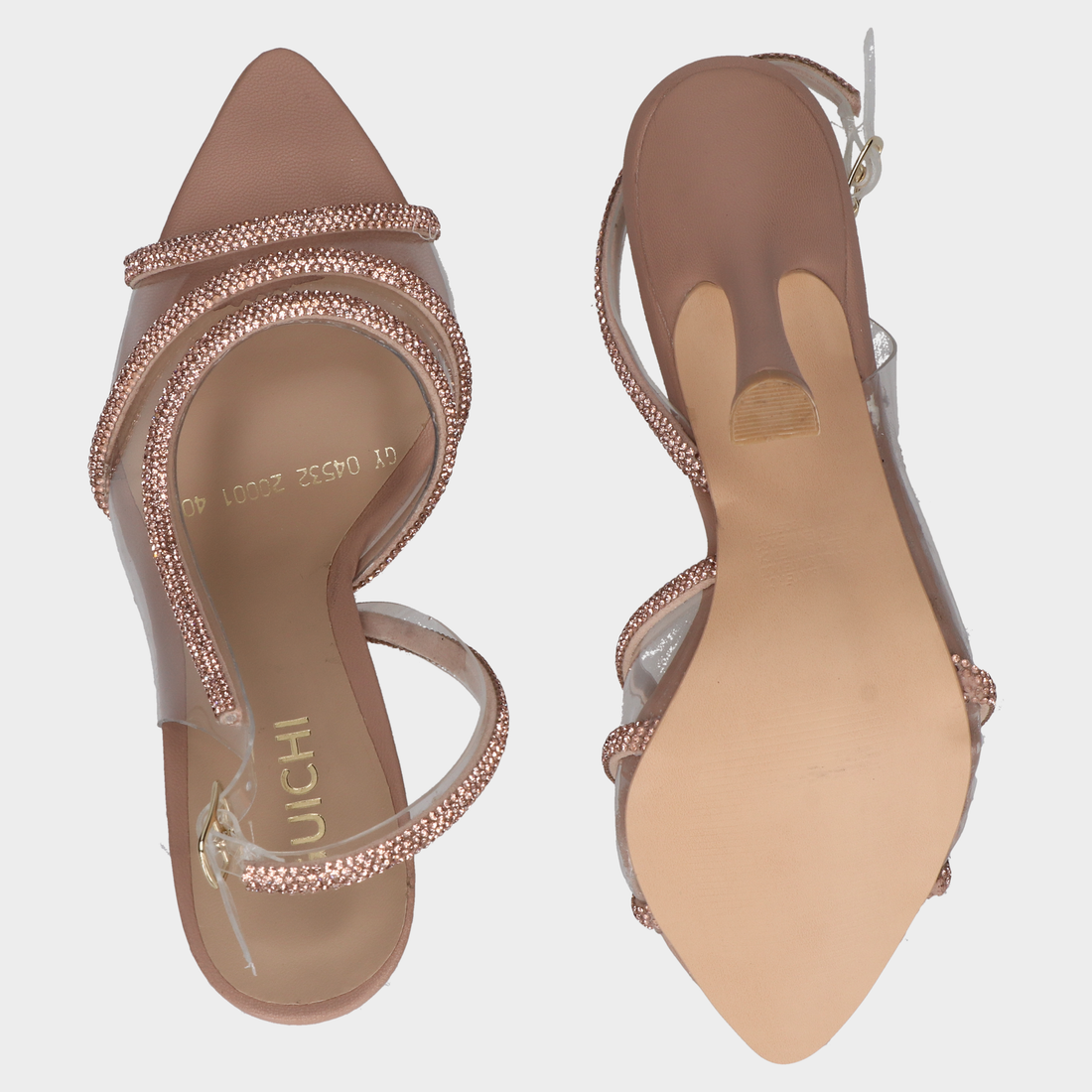 Sandalia De Tacon Dama 79-20001 Maq/Oro