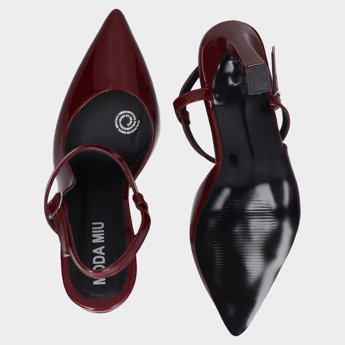 Sandalia Tacon Dama 79-Z600 Vino