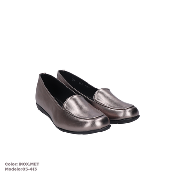 Flats Dama Inox.Met 05-413