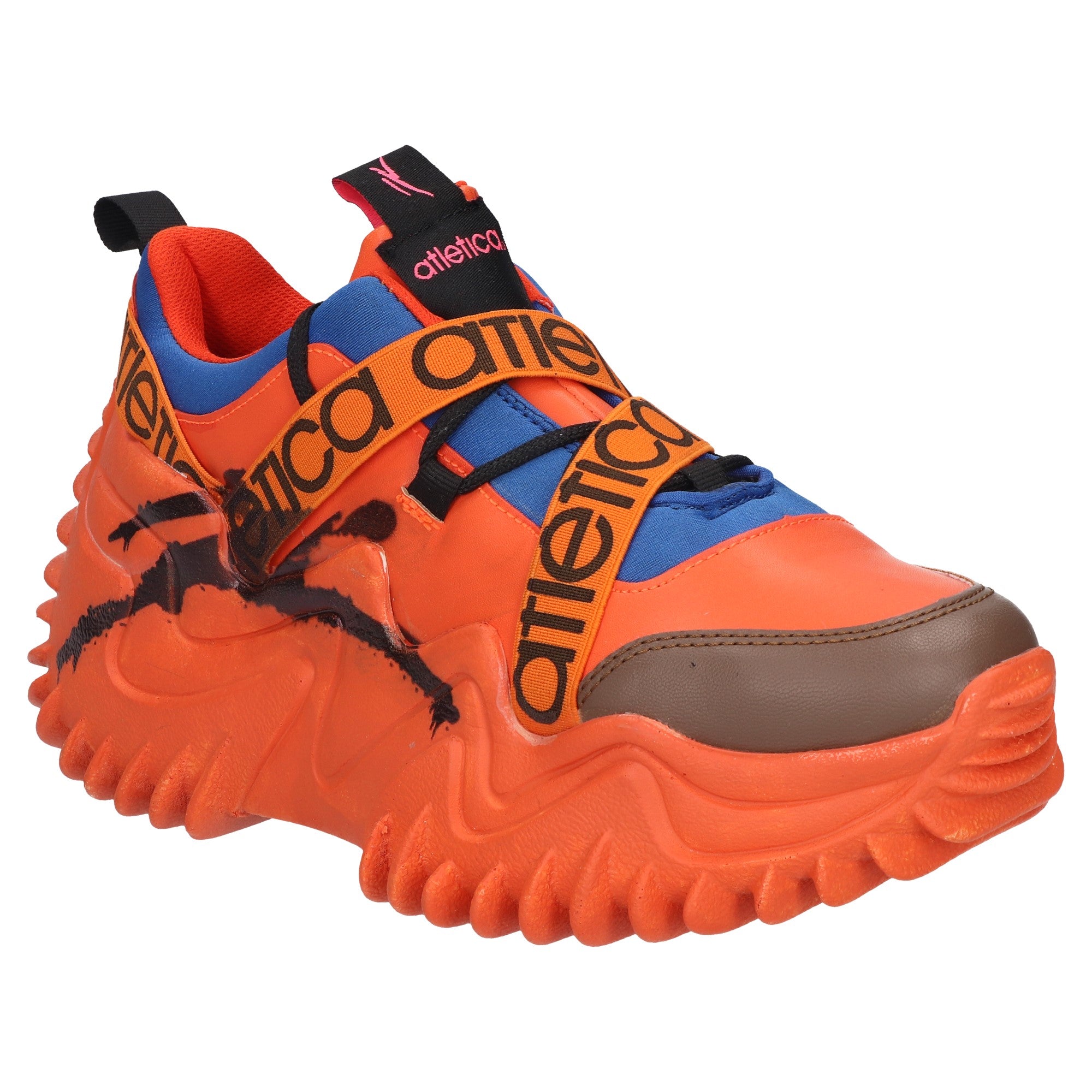 Tenis Dama 112-2021428.9 Naranja Neon