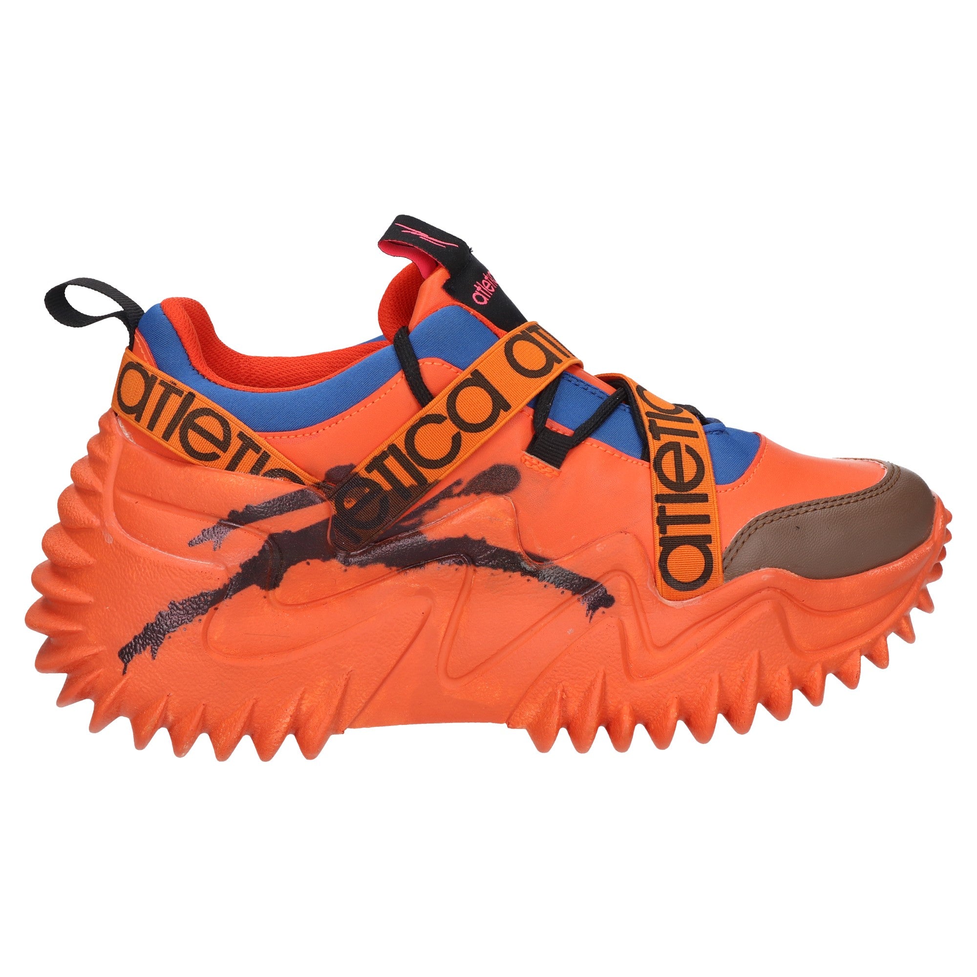 Tenis Dama 112-2021428.9 Naranja Neon