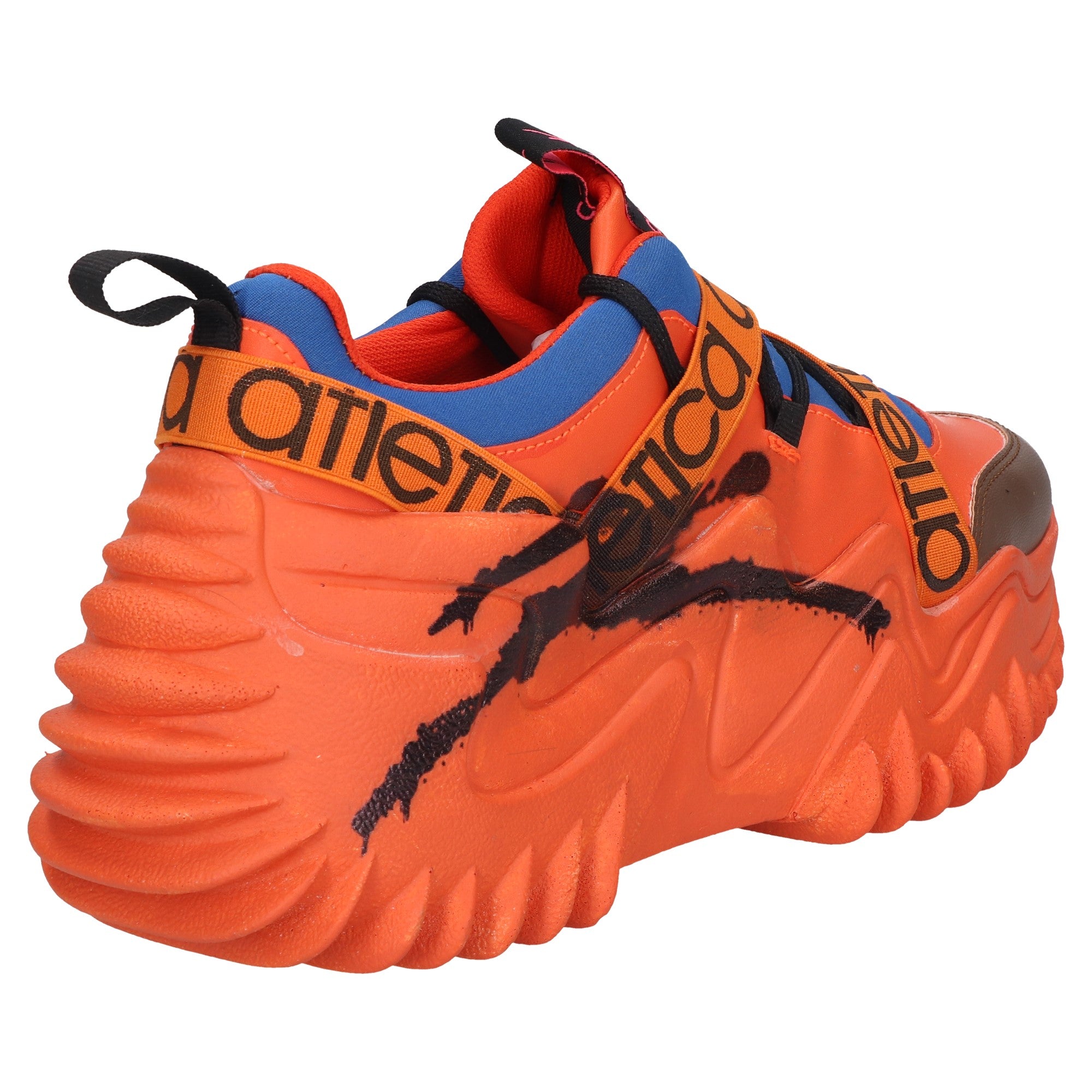 Tenis Dama 112-2021428.9 Naranja Neon