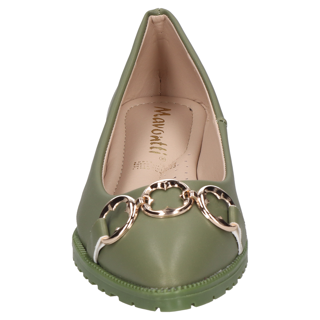 Flats Dama 30-I530 Verde Militar