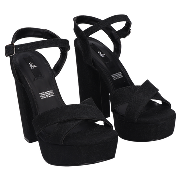 Sandalias De Tacón Dama 50-W215-02 Negro.Gl