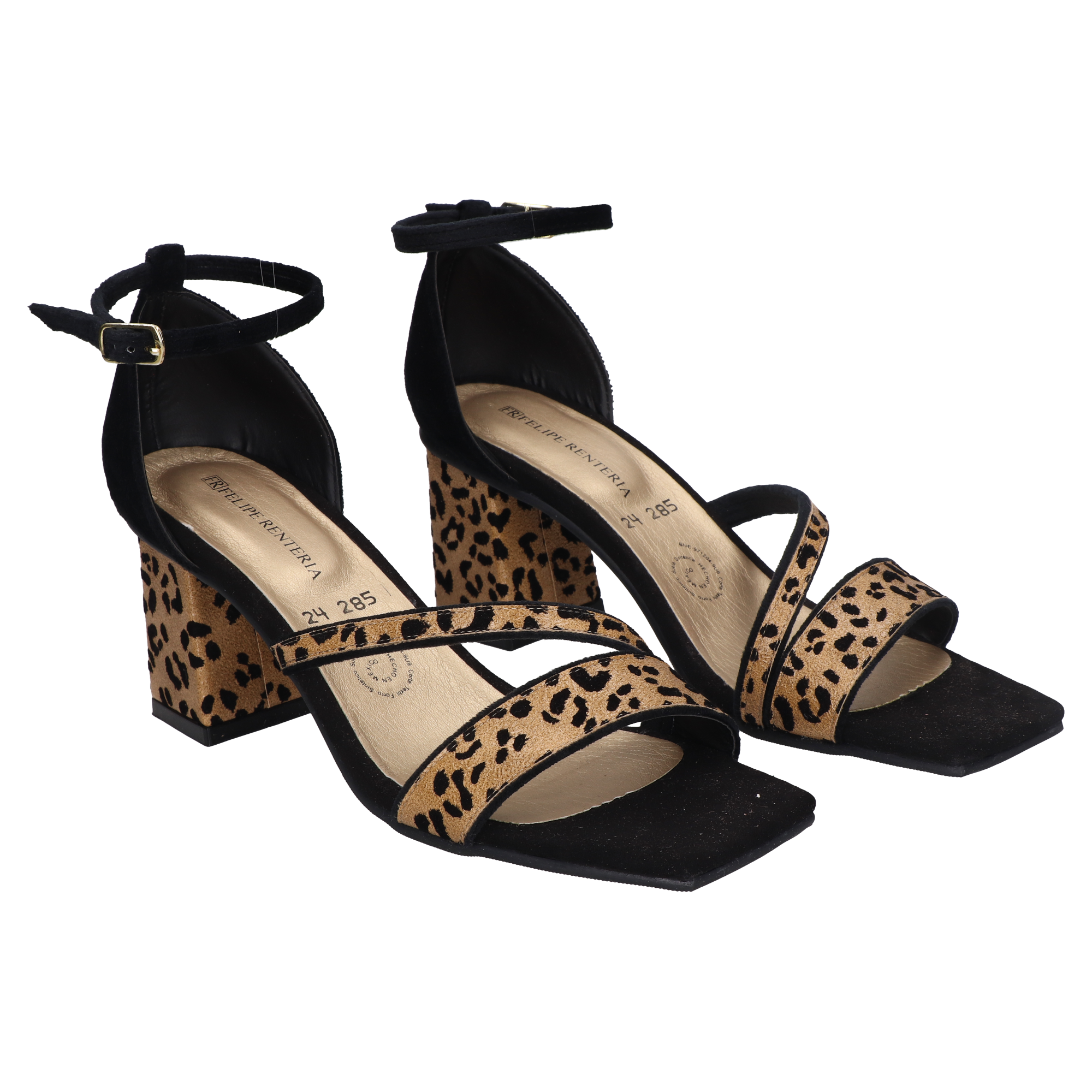 Sandalia Tacon Dama 60-285 Leopardo