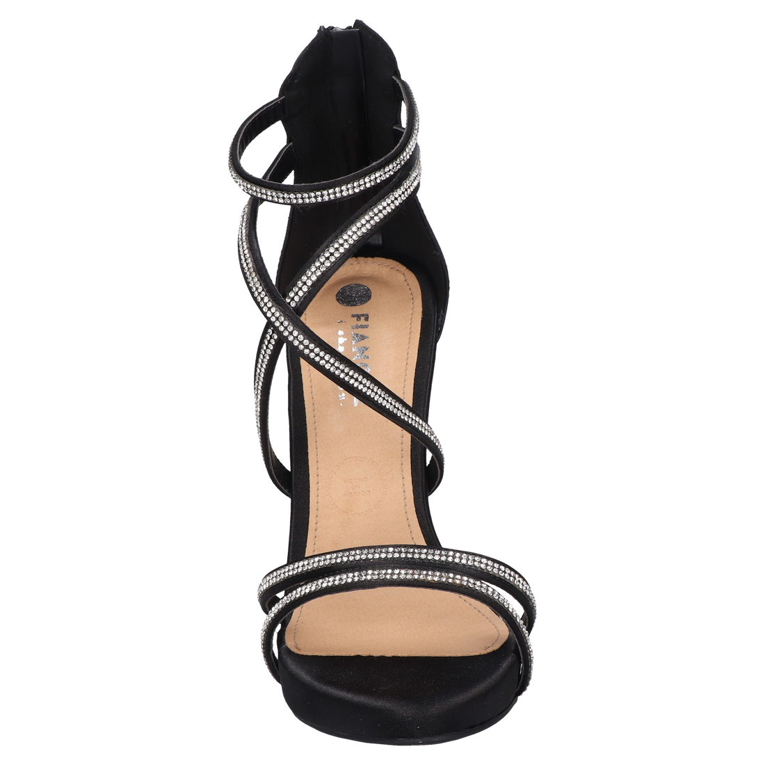 Sandalias De Tacón Dama 66-Jp03112 Negro